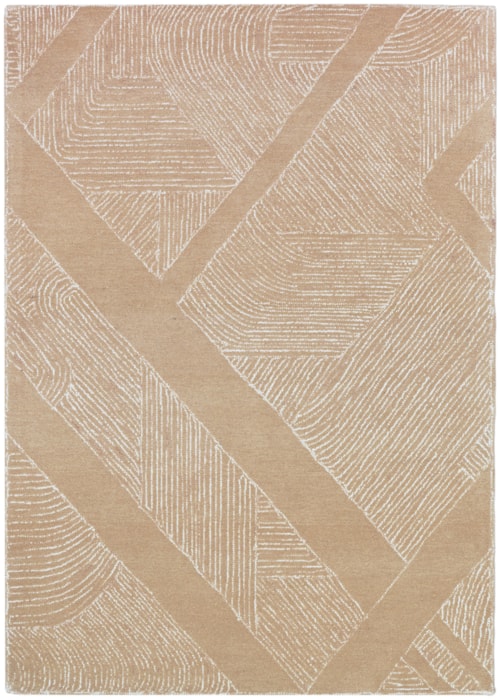 3'9" X 5'9" Camel Rectangle Rug