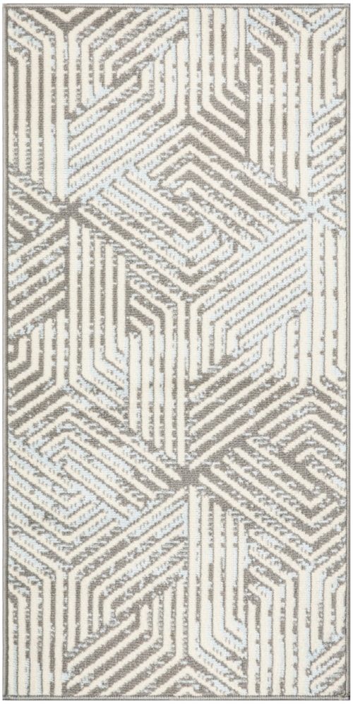 3' X 5' Grey Rectangle Rug