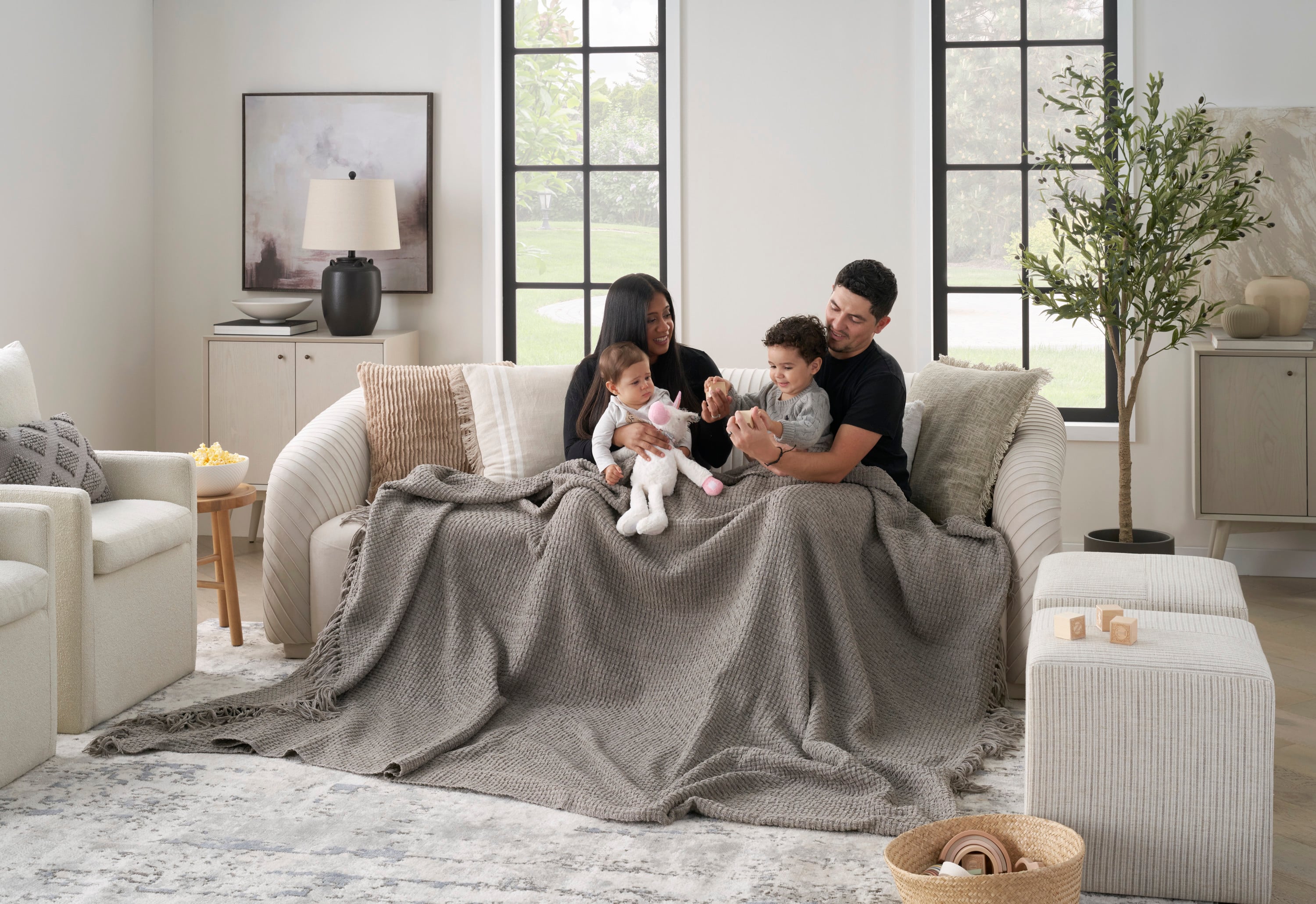 Nourison Lifestyle 70" x 103" Throw blankets