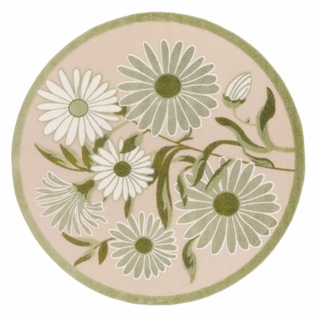 7'10" Round  Rug