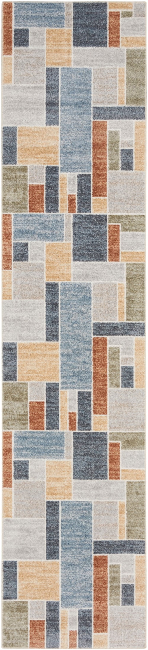 2' X 6' Multicolor Runner Rug