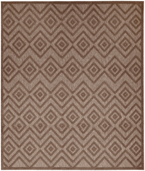 Versatile 8' X 10' Brown Modern Rug