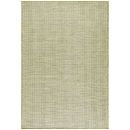 4' x 6' Green Modern Rug