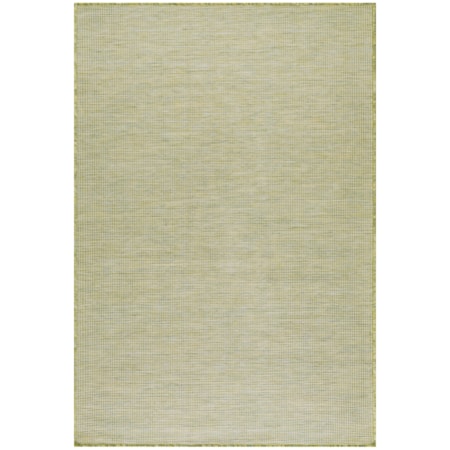 4' x 6' Green Modern Rug