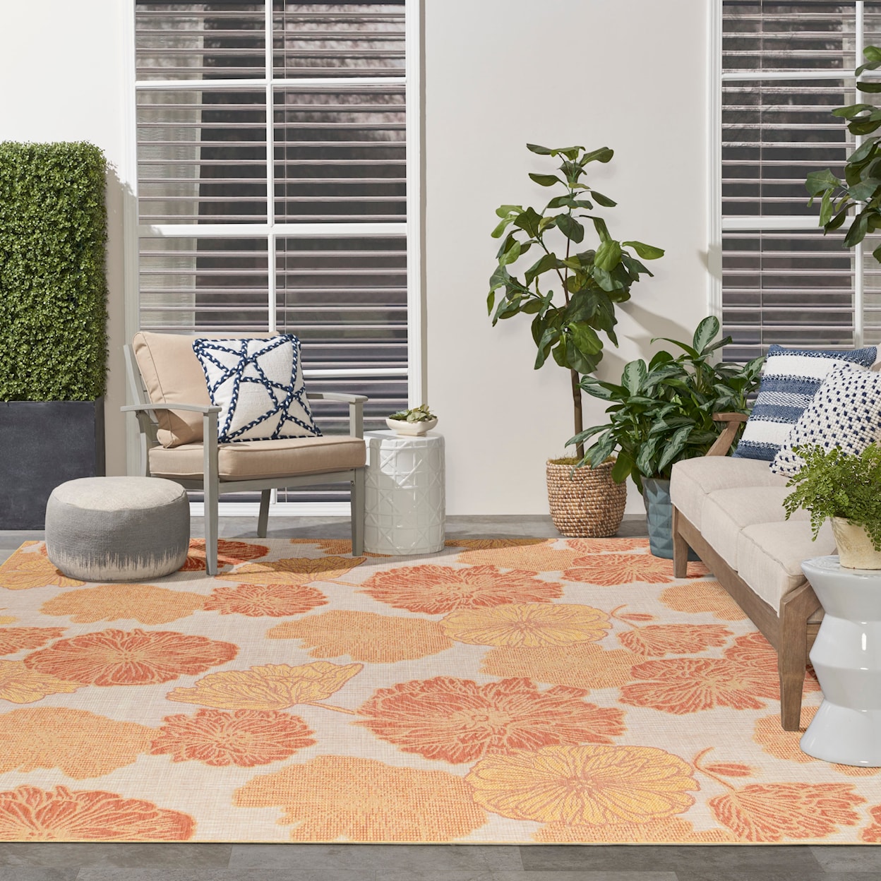 Nourison Garden Oasis 9' x 12'  Rug