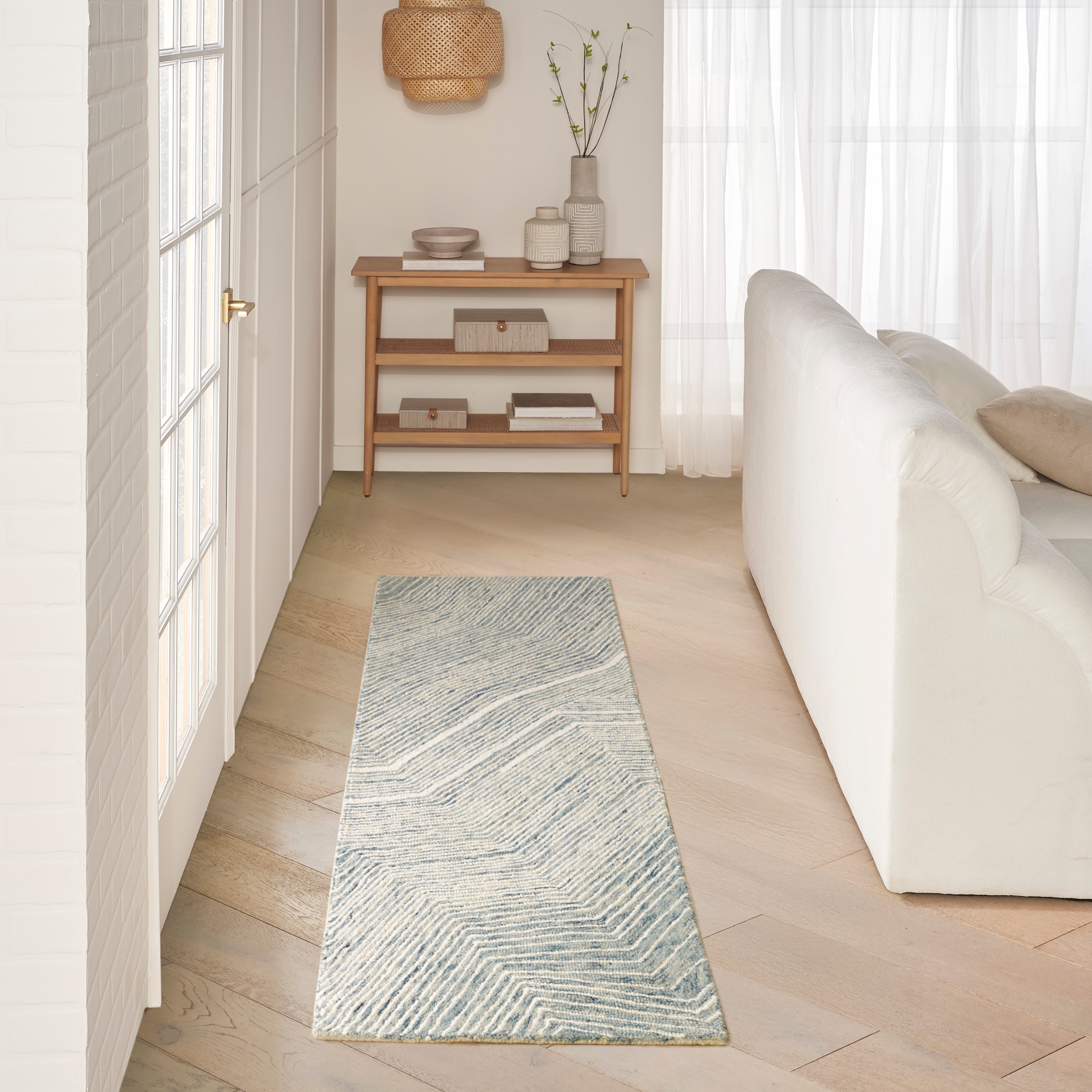 Nourison Pure Angles 2'3" X 7'6"