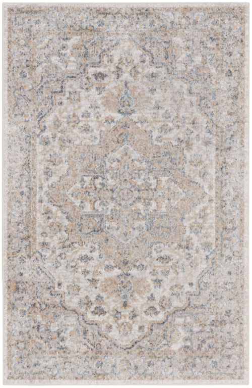 3'3" x 5' Silver Grey Rectangle Rug