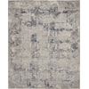 Nourison ROYAL TERRACE 7'10" x 9'10" Ivory Blue Modern Rug