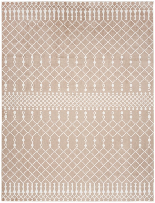 7'10" X 10' Taupe Rectangle Rug