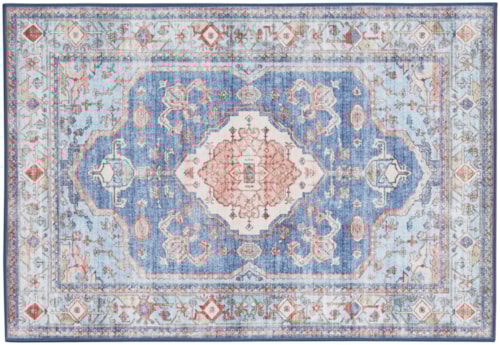 2' x 3' Blue Rectangle Rug