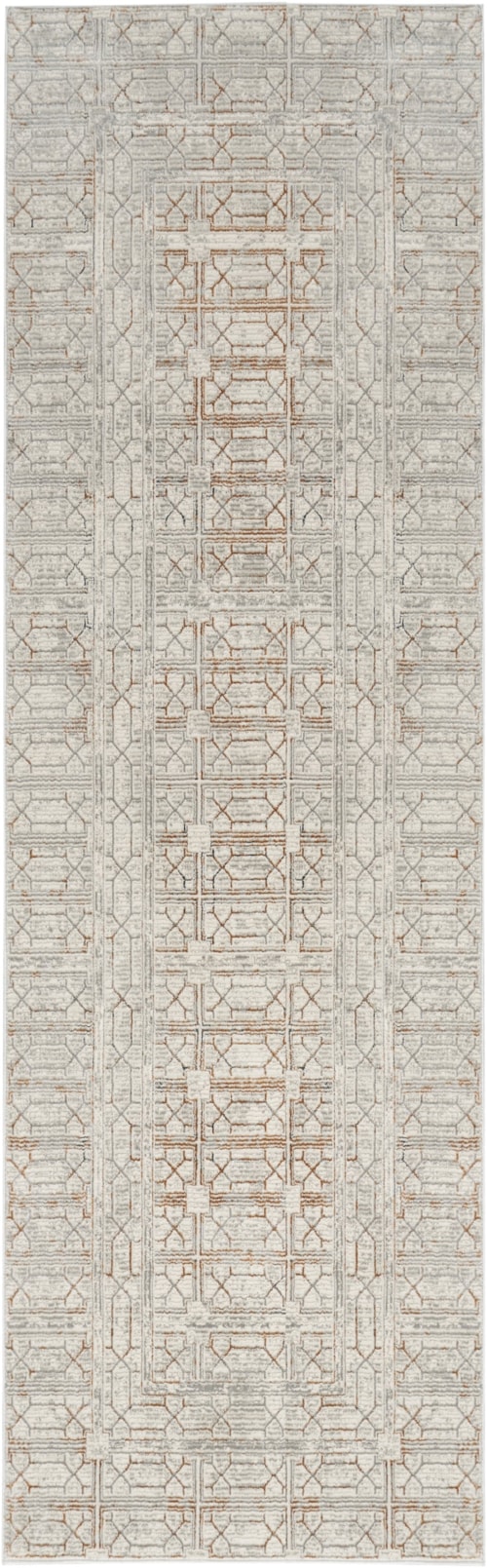 Desire 2'3" X 7'6" Ivory Beige Modern Indoor Rug