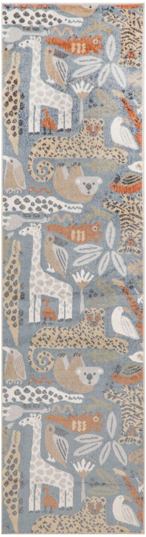 2' X 6' Multicolor Runner Rug