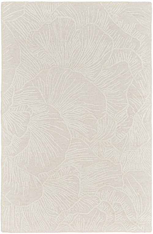 3'9" X 5'9" Ivory Rectangle Rug