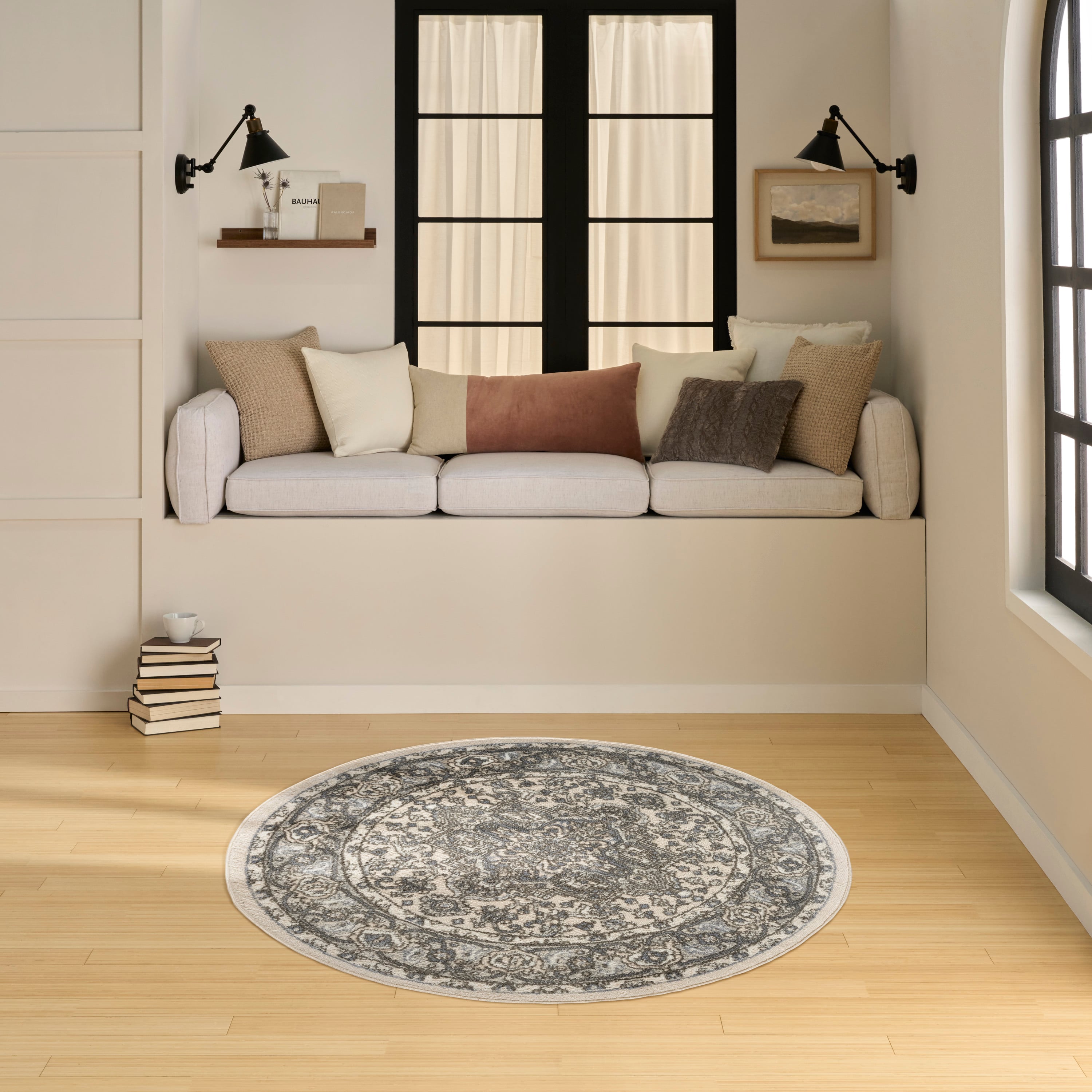 Nourison Quarry 4' Round  Rug