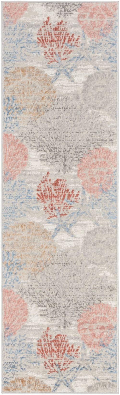 2'3" X 7'6" Multicolor Runner Rug