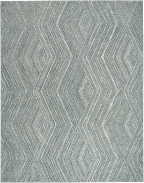 7'9" X 9'9" Blue Rectangle Rug