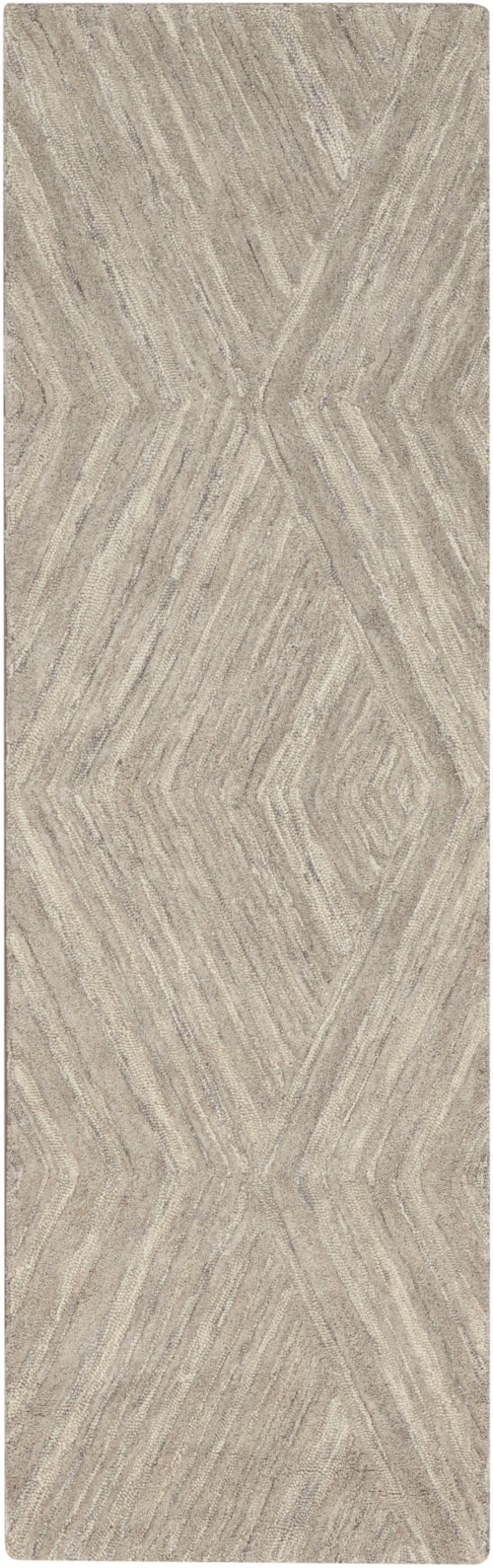 2'3" X 7'6" Grey Runner Rug