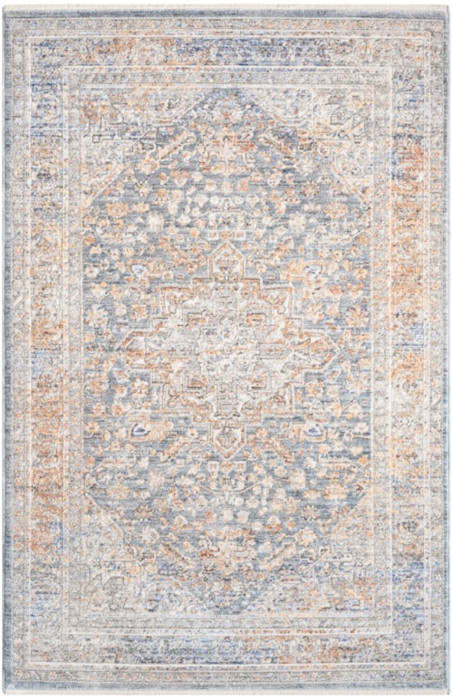 3'3" x 5'3" Ivory Blue Rug