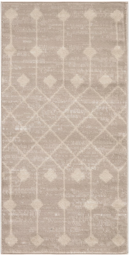 Grafix 2' X 4' Beige Bohemian Indoor Rug