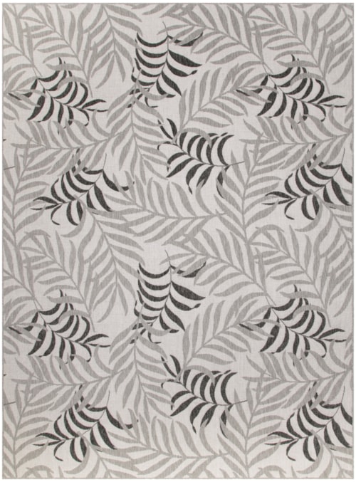 9' X 12' Grey Rectangle Rug