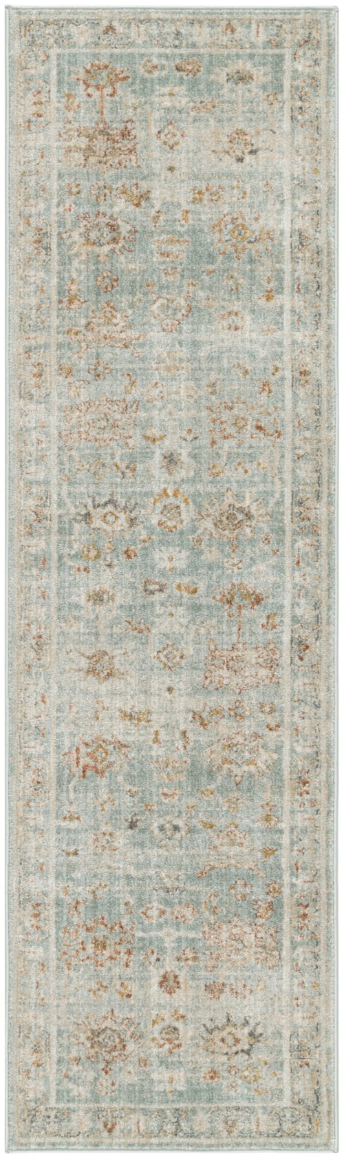 2'3" X 8' Light Blue Runner Rug