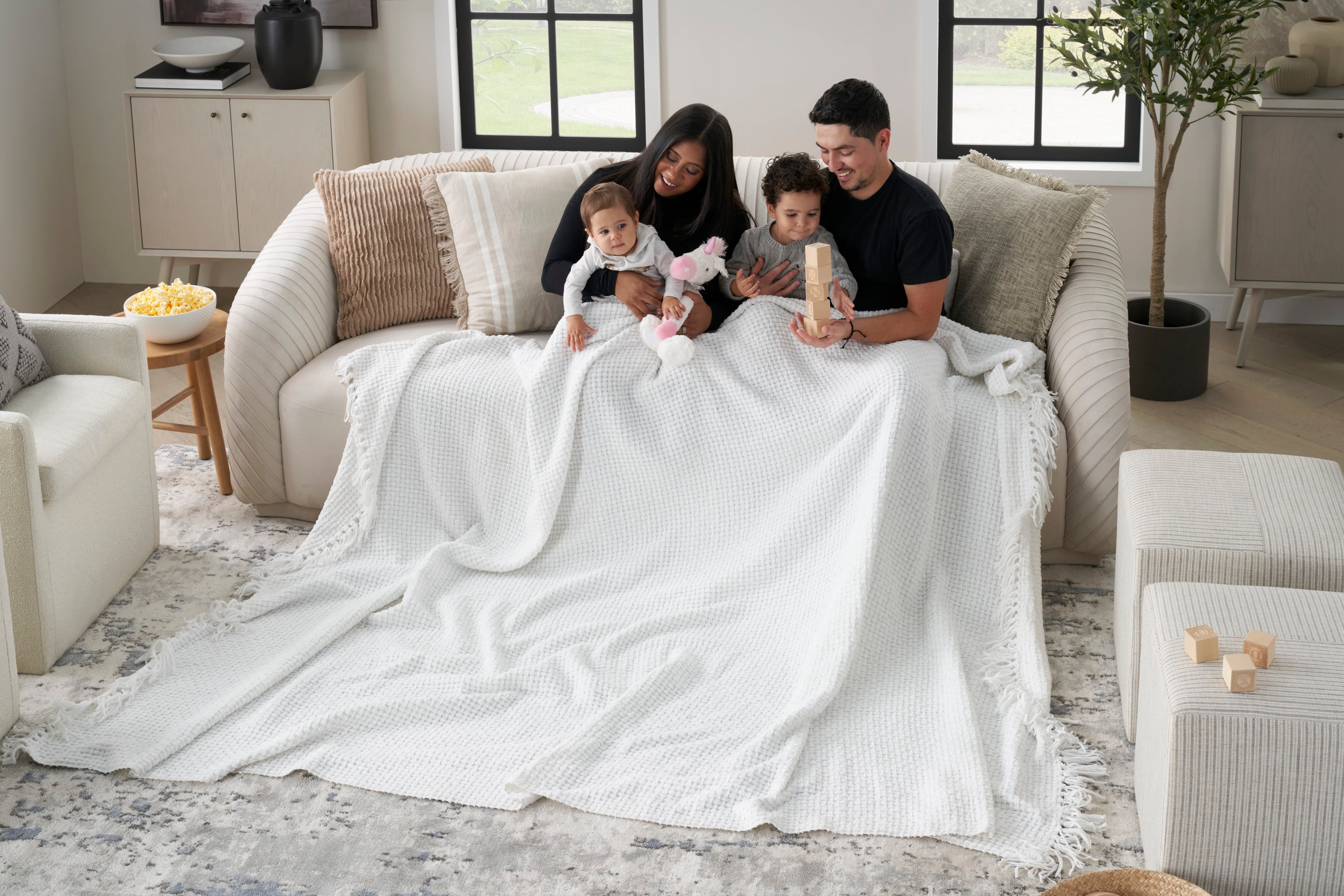 Nourison Lifestyle 70" x 103" Throw blankets