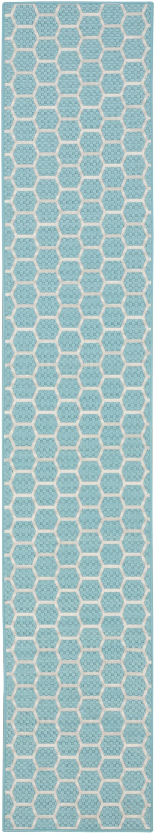 2'2" X 10' Aqua Runner Rug