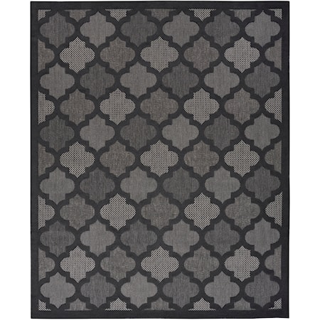 12' x 15' Charcoal Black Modern Rug