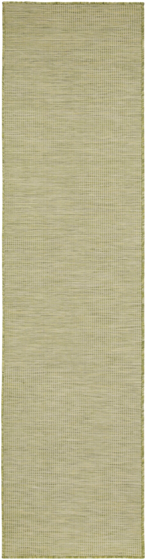 2' X 6' Green Runner Rug