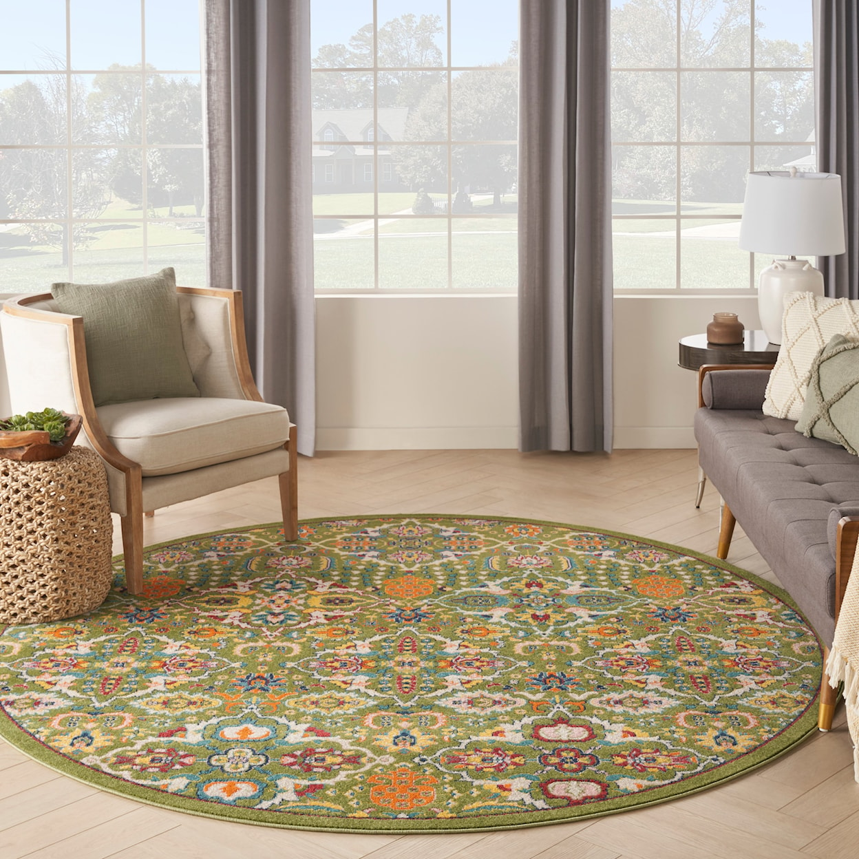 Nourison Allur 7'10"  Rug