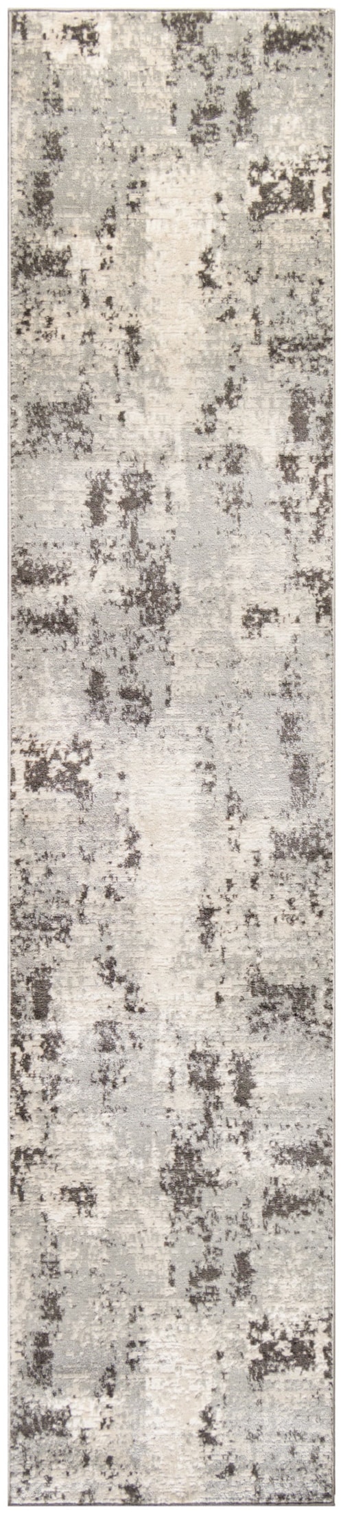 2'2" x 7'6 Ivory Grey Runner Rug