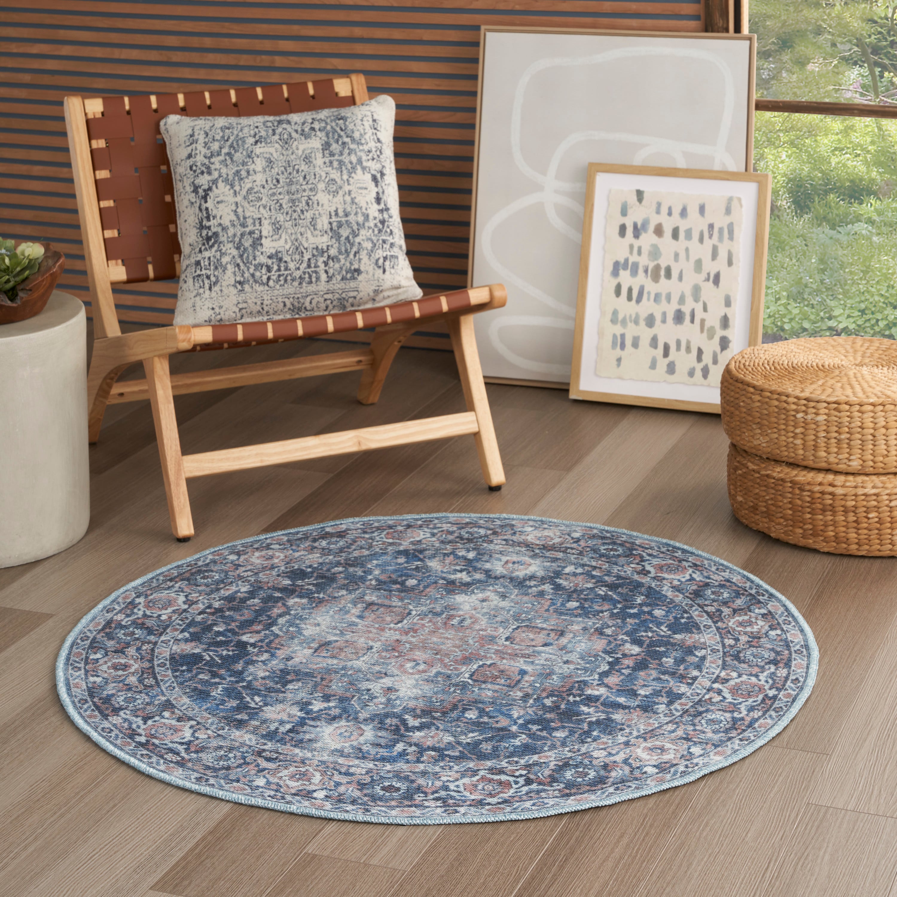 4' Round  Rug