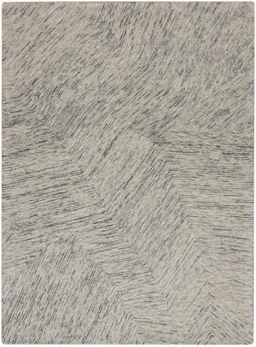 3'9" X 5'9" Grey Rectangle Rug