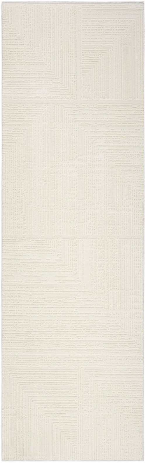 2'2" X 7'6" Ivory Runner Rug