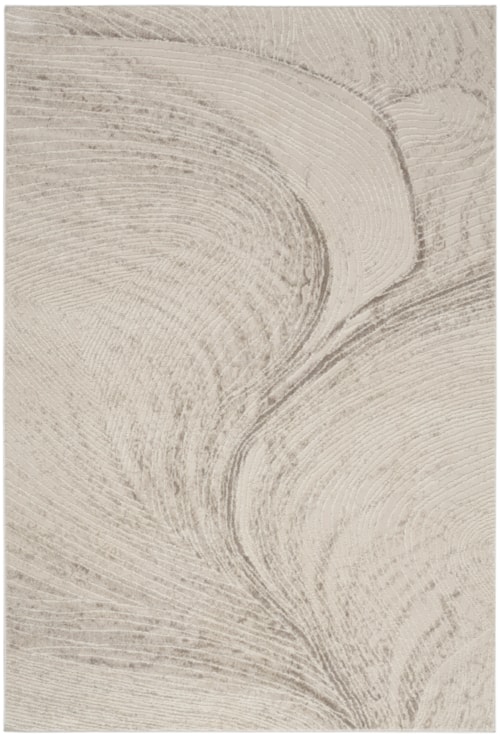 5'3" X 7'3" Ivory Rectangle Rug