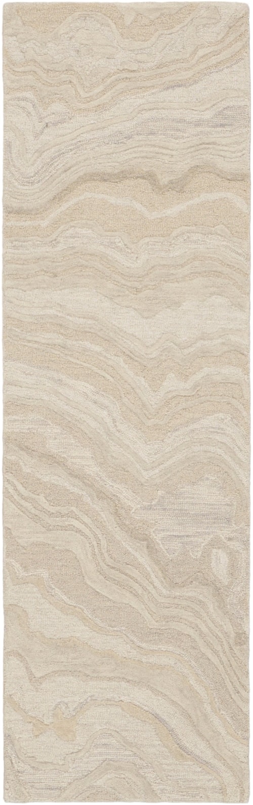 2'3" X 7'6" Beige Runner Rug