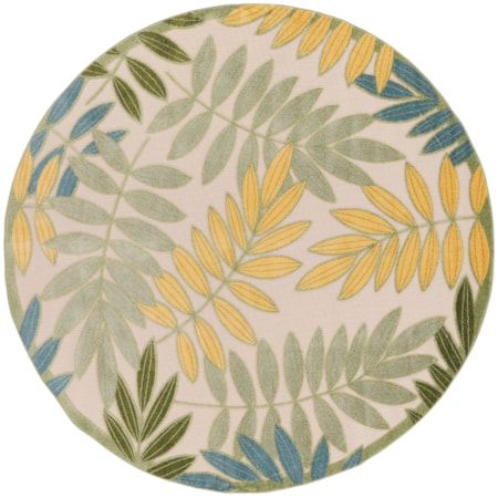7'10" Round  Rug