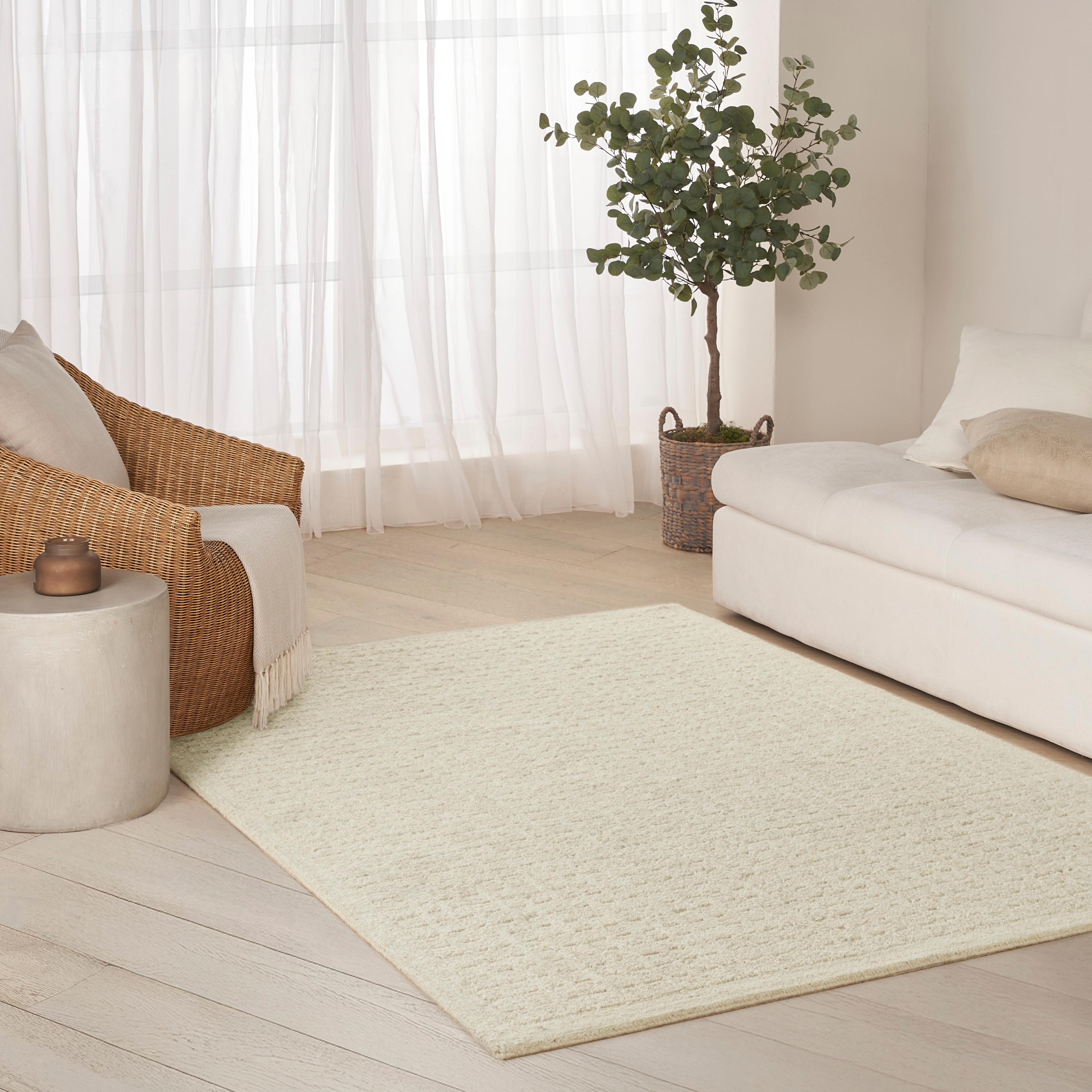 Nourison Pure Grids 5'3" X 7'3"