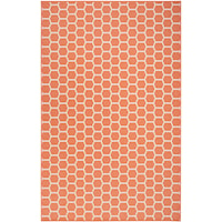 4' X 6' Coral Rectangle Rug