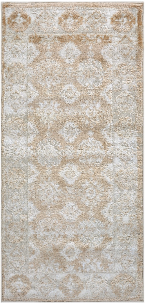 2' X 4' Cream Beige Rectangle Rug