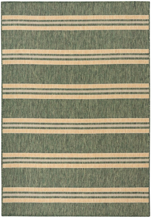 6' X 9' Green Rectangle Rug