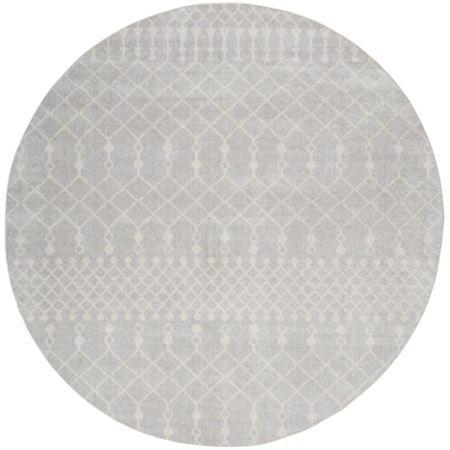 7'10" Round  Rug
