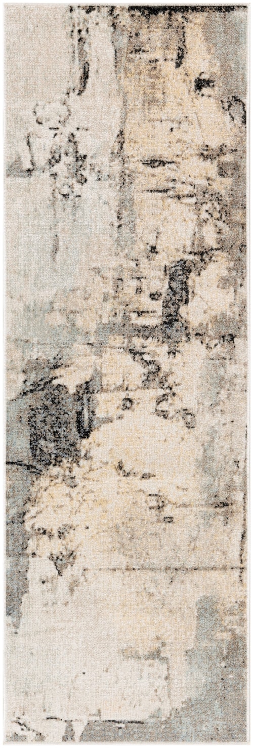 2' X 6' Blue Runner Rug