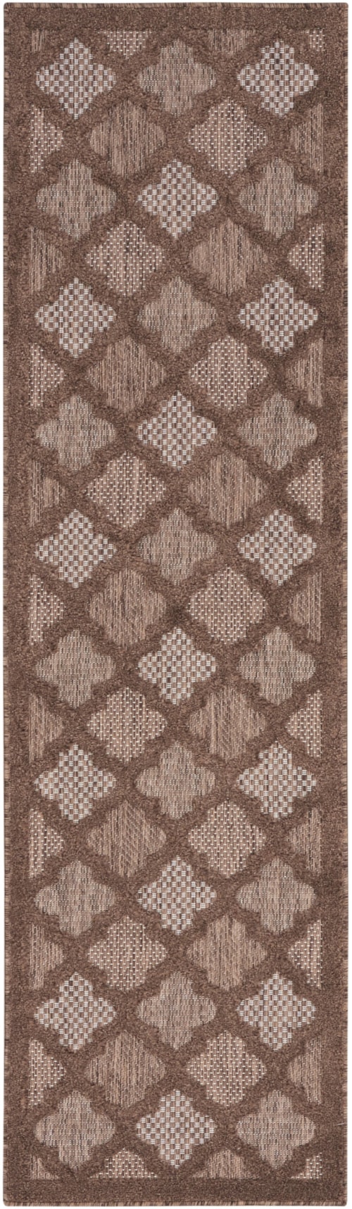 2'2" X 7'6 Brown Runner Rug