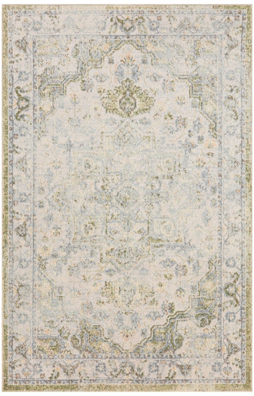 2'2" X 4' Blue Green Rectangle Rug