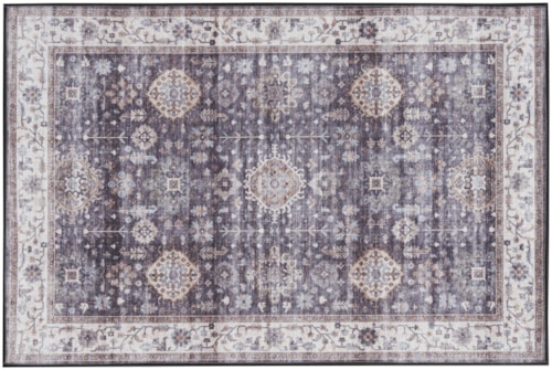 2' x 3' Charcoal Rectangle Rug