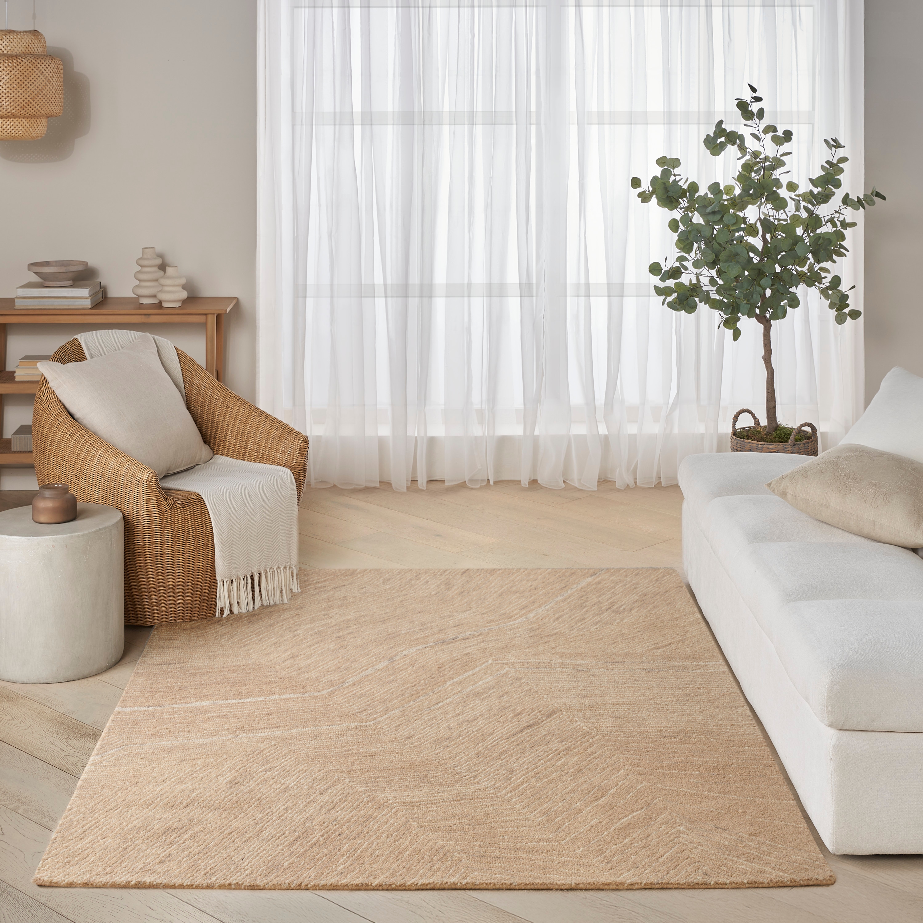 Nourison Pure Angles 5'3" X 7'3"