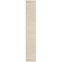 2'2" x 16 Ivory Beige Runner Rug