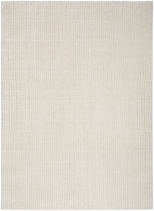 3'11" x 5'11" Ivory Grey Rectangle Rug