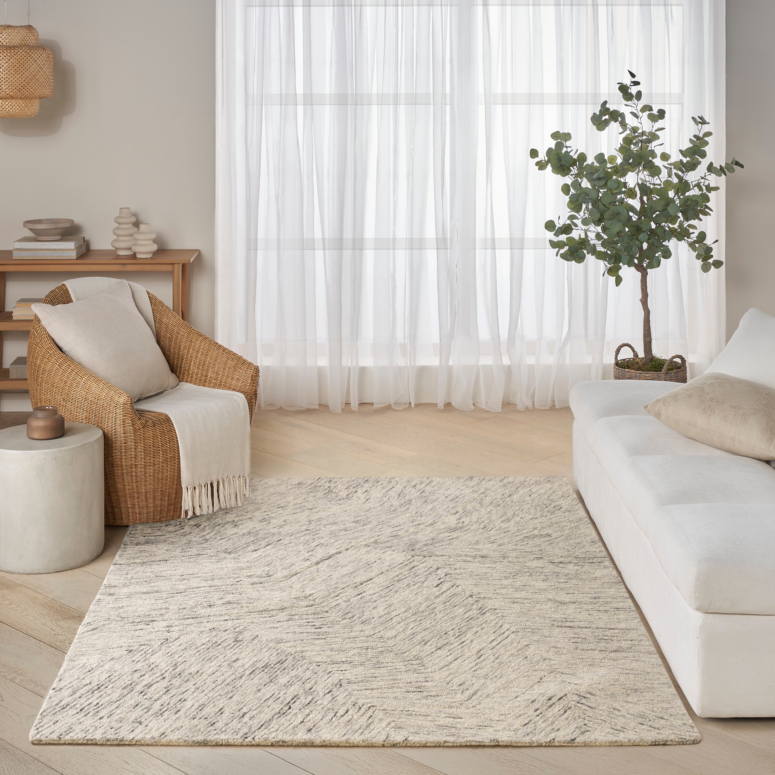 Nourison Pure Angles 5'3" X 7'3"